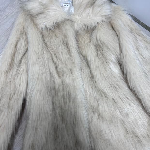 빈티지 무드 믹스퍼 장모 퍼 코트 판매합니다