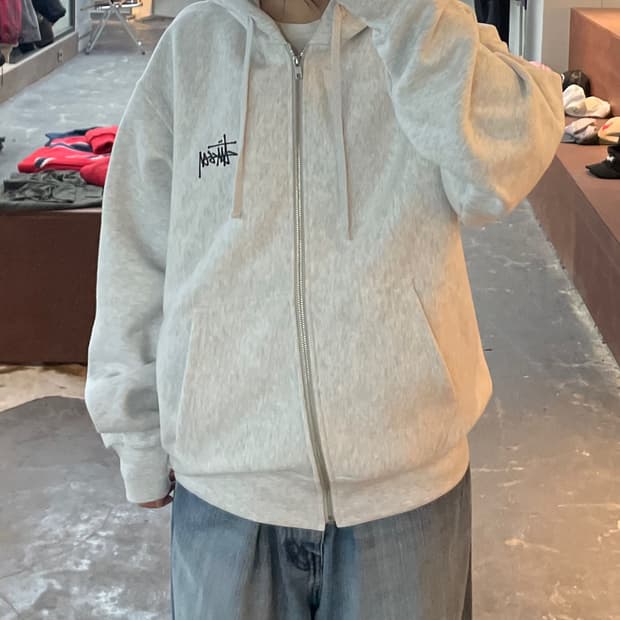 스투시 베이직로고 후드집업 H2354