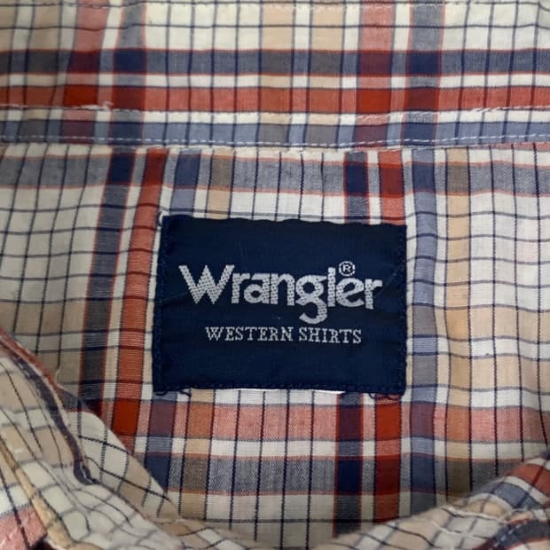 WRANGLER 웨스턴 반팔셔츠
