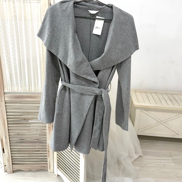 Rock Chic Gray over fit cardigan coat