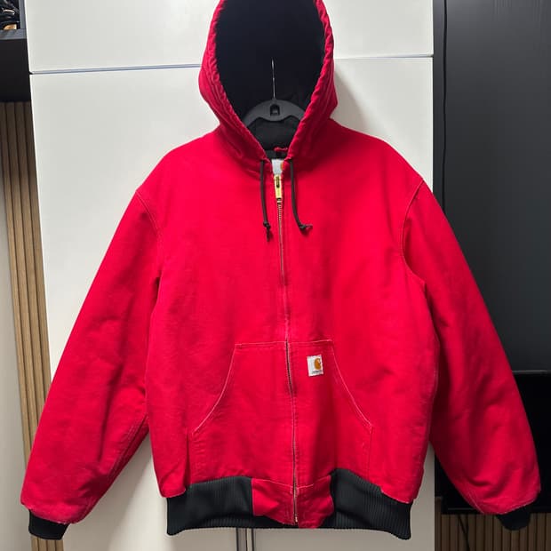 칼하트 액티브 자켓 레드 M