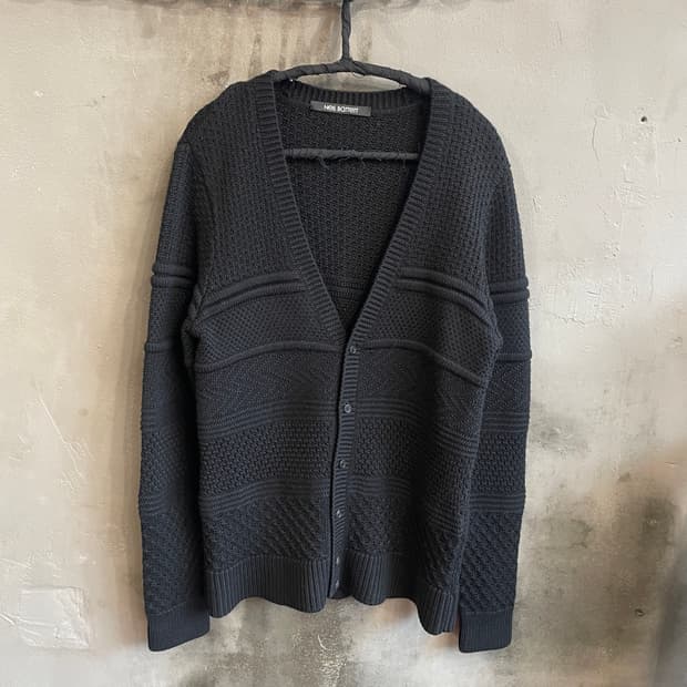 닐 바렛 멀티 텍스쳐 가디건