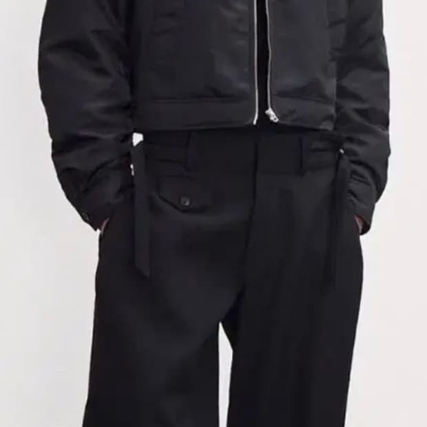 렉토 / 23FW 톨루즈 툴루즈 나일론 봄버 자켓 점퍼 블랙 / S