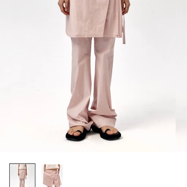 LOW CLASSIC New Layered Wrap Skirt Pants