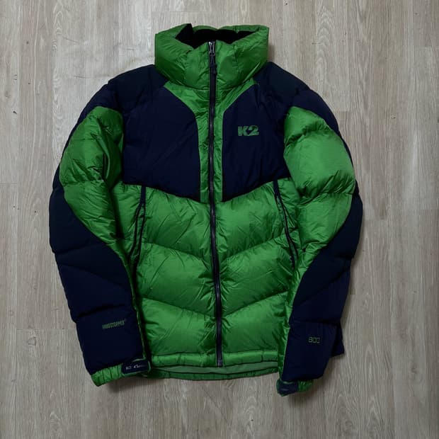 K2 남성 윈드스토퍼 구스다운 800 패딩 L/100 