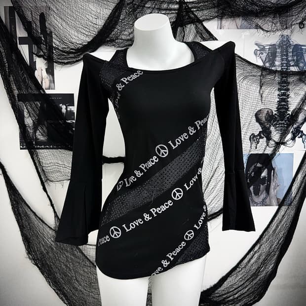 00s punk mood detailed longsleeve