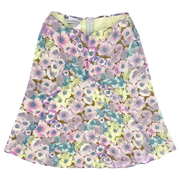 Sportmax Floral Print Skirt/ 40