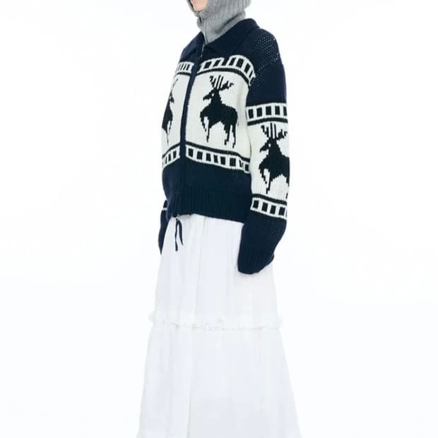 파르티멘토 니트집업