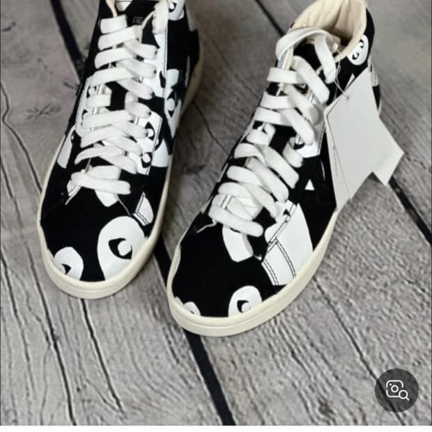 꼼데가르송 컨버스 콜라보 하이탑 스니커즈 250