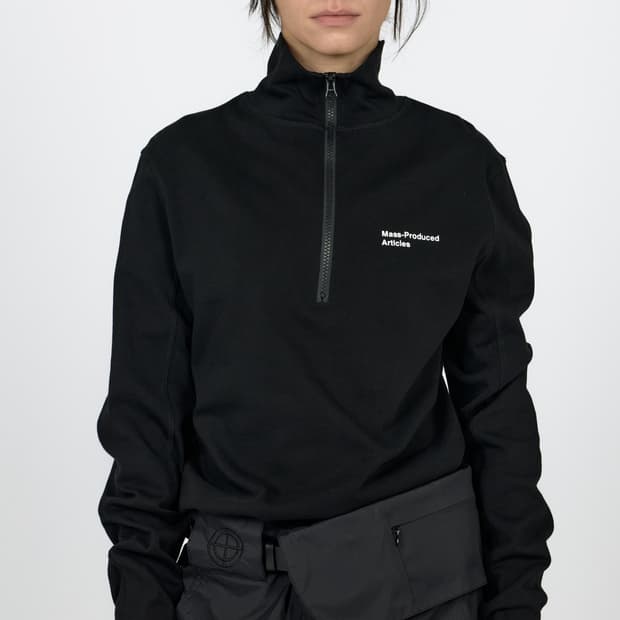 플라스틱프로덕트 HALP ZIP 블랙 긴팔슬리브 s 사이즈