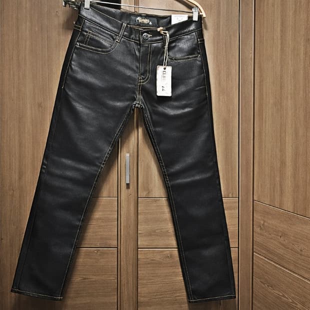 32 33/새옷/ 기사미 클러우드72 / 반코팅 왁스블랙진/ 2-414야