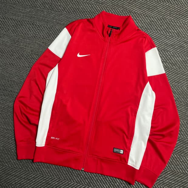 나이키 드리이핏 스우시 자수 배색 트랙탑 져지y 5207