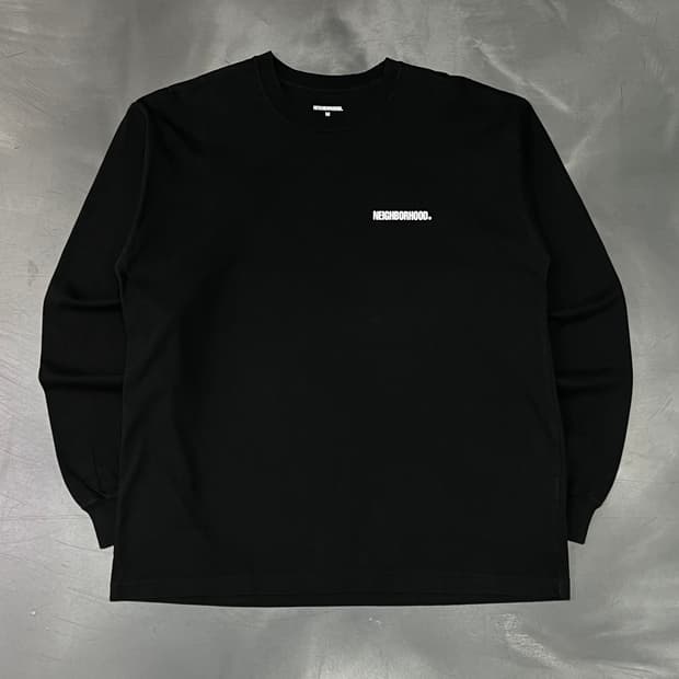  네이버후드 로고 롱슬리브 y15965
