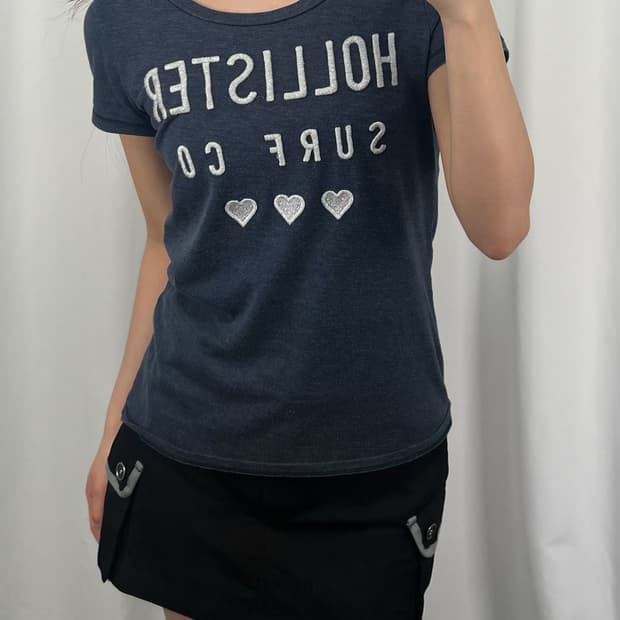 홀리스터 슬림핏 반팔