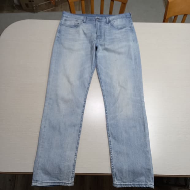 33 리바이스511 워싱 스판 슬림일자진 연청 33-435