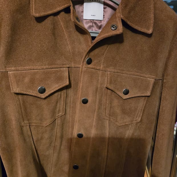 산드로 옴므.스웨이드 자켓