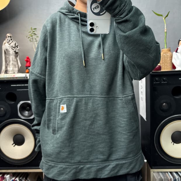 칼하트 핑거홀 스웻후드