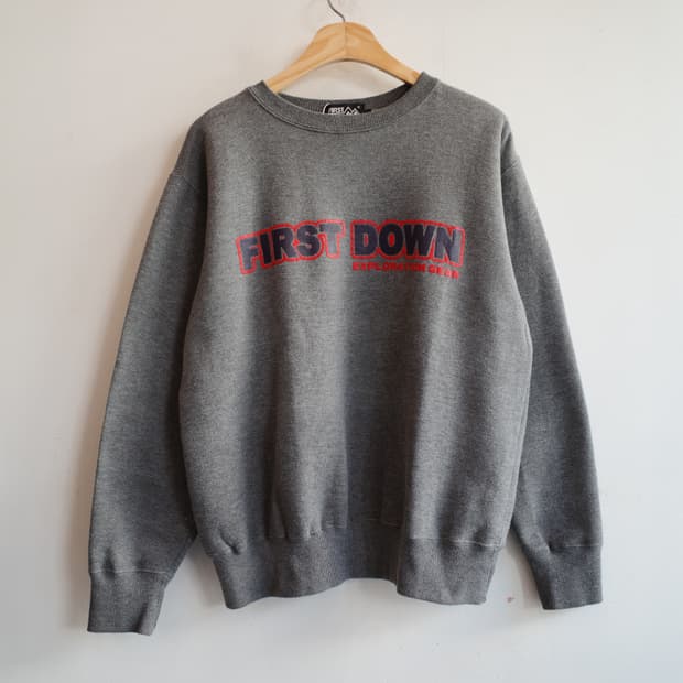 FIRST DOWN 프린팅 맨투맨 