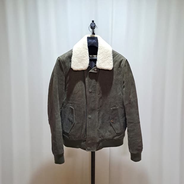 (택포) 더 스트라이프 리얼레더 A2 윈터 자켓 M A940