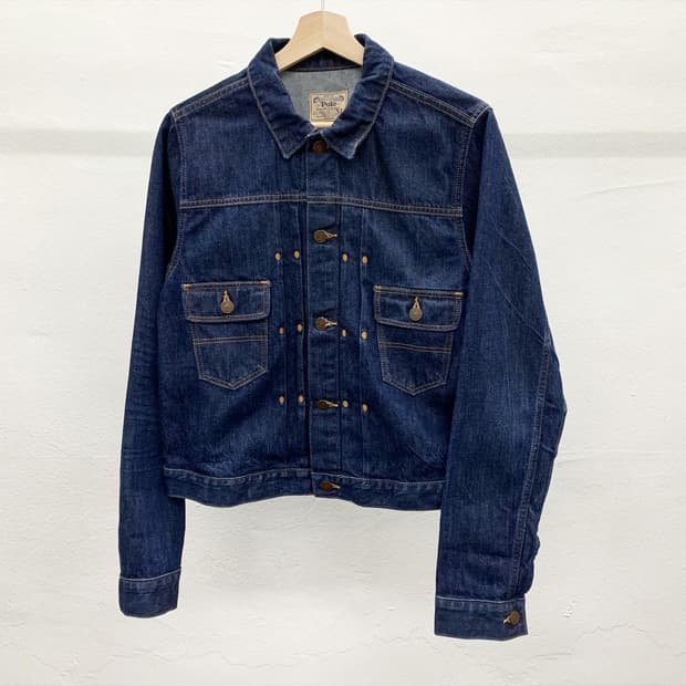 폴로 랄프로렌 인디고 덩거리 데님 지쟌 자켓