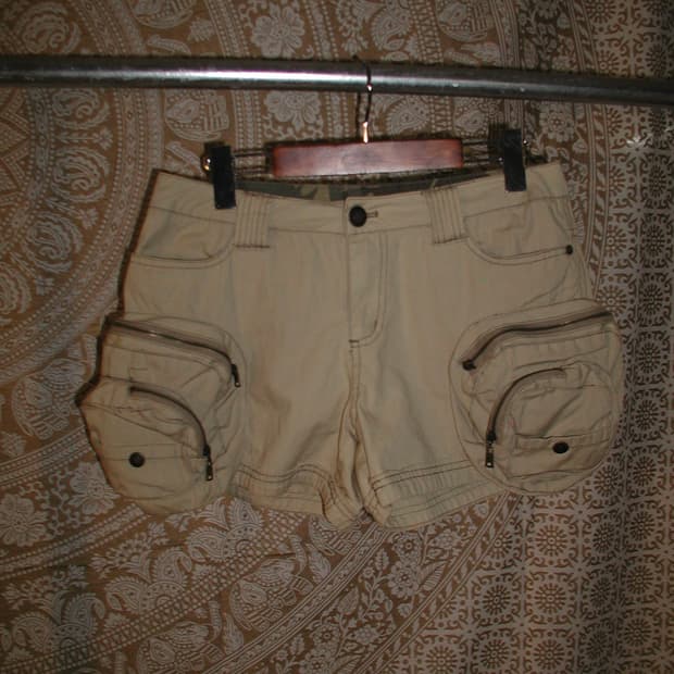 Vanilla jeans y2k 여성 포켓 숏팬츠