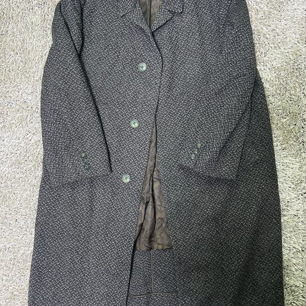 일제 수제맞춤 헤링본코트 사이즈 105