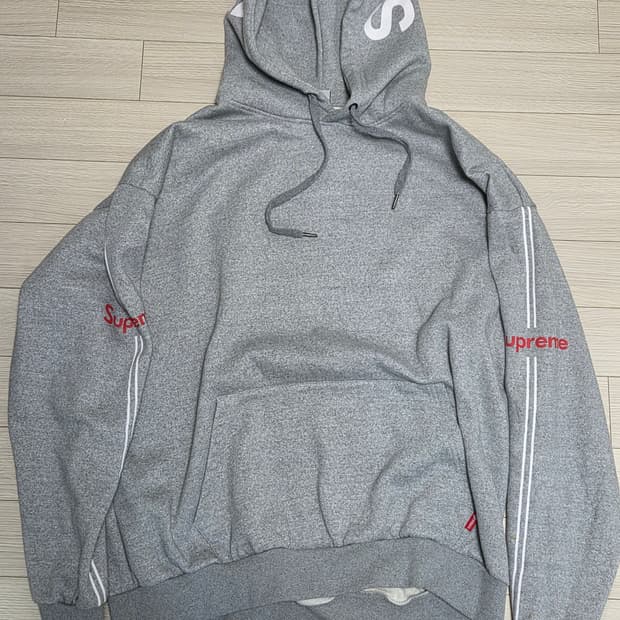 슈프림 기모 오버핏 후드