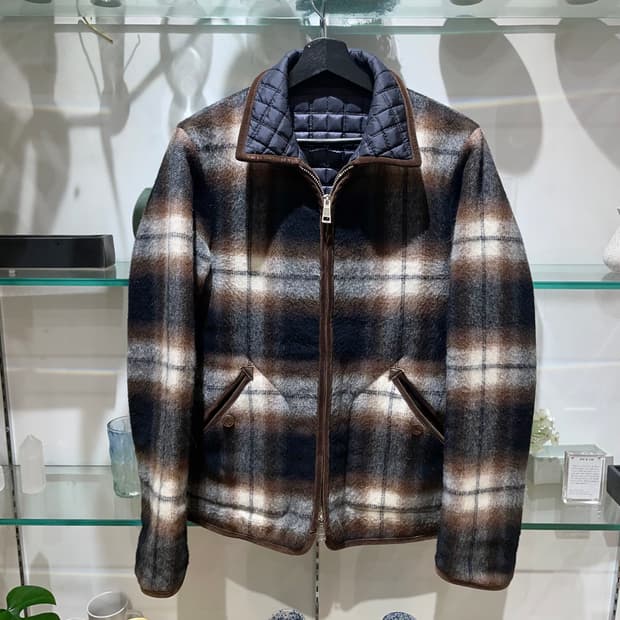 09AW 넘버나인 reversible zip jacket