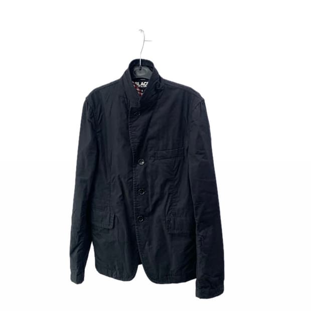 꼼데가르송블랙 깅엄테일러드자켓 s