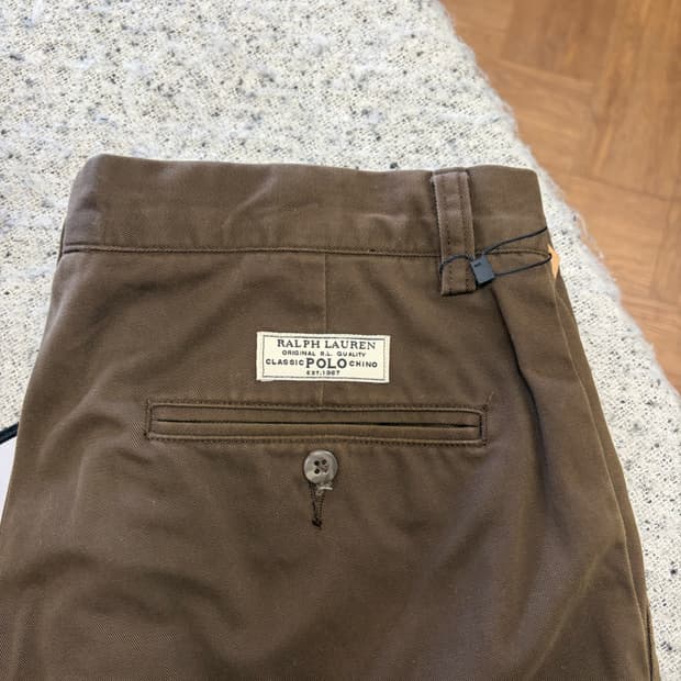 N130. 폴로 치노 팬츠 브라운 바지