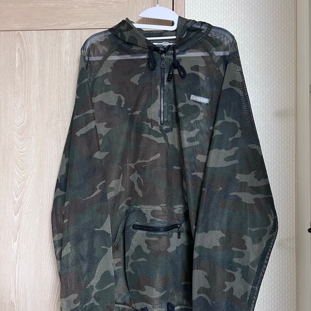 90s 마리떼 프랑소와 저버 카모 메쉬 밀리터리 아노락 자켓 빈티지