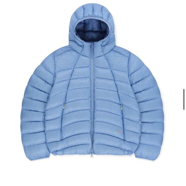썬러브 경량패딩 스카이블루 S 사이즈