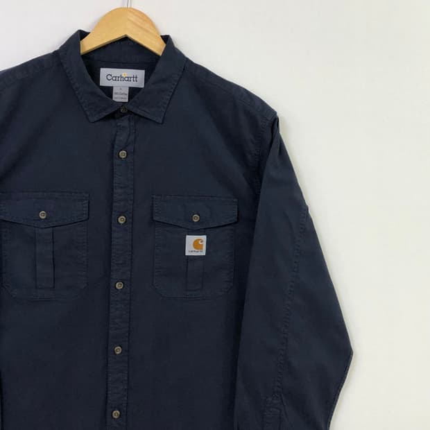 105 칼하트 네이비 워크 셔츠