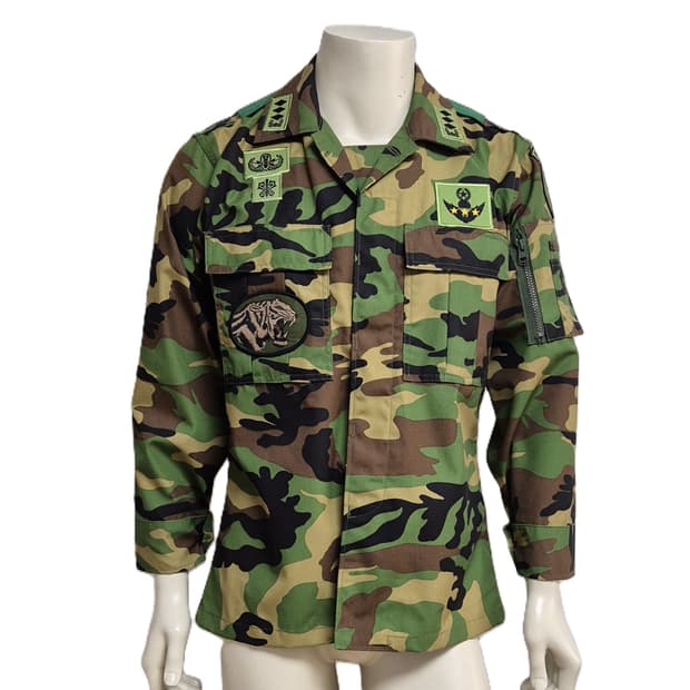 육군 구형 707특임대 보병 대위 후기형 동계 전투복 상의 자켓 (M)