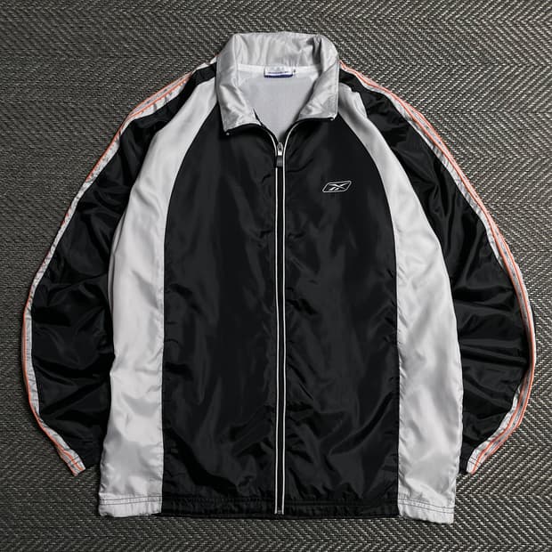00s Reebok 올드스쿨 사이드로고 리복 배색 바람막이o 5512
