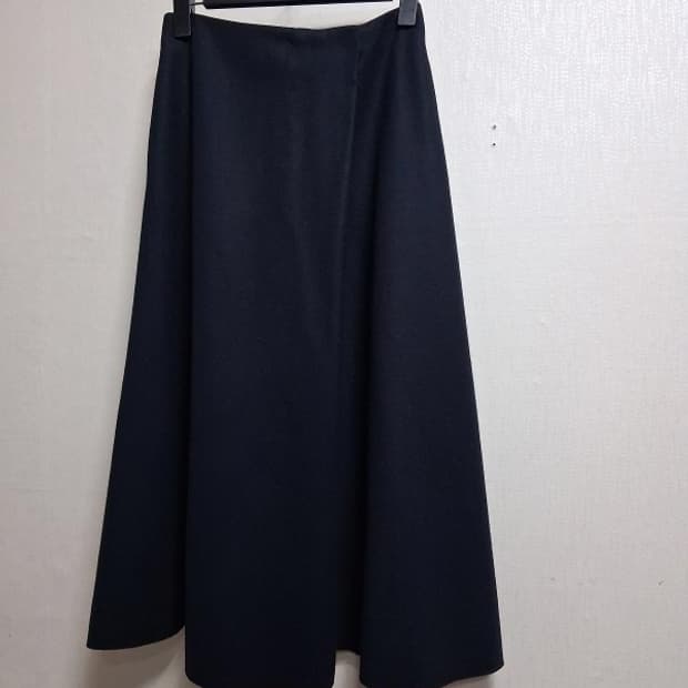 일본빈티지 IENA 네이비 순모모직 롱스커트 25  일본산
