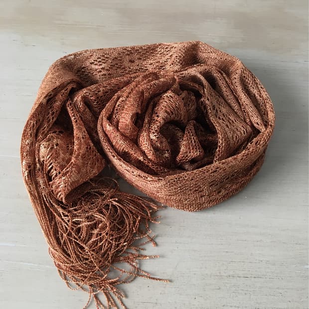 glitter scarf