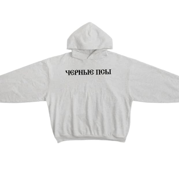 이지 x 고샤 루브친스키 YZY 블랙 독스 후드 헤 더 그레이