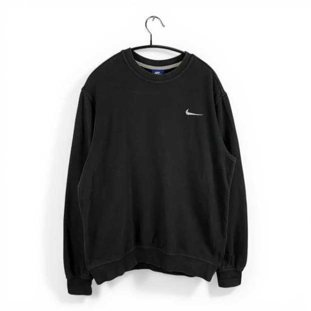 (무료배송)L) 나이키 스우시 맨투맨 블랙