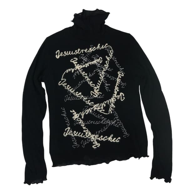 이태리발 자수 롱슬리브