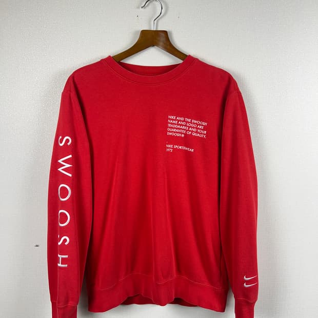 나이키 남성 더블 스우시 크루넥 맨투맨 L