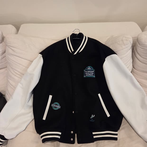 stu 로드 바시티자켓 상태극상 L사이즈