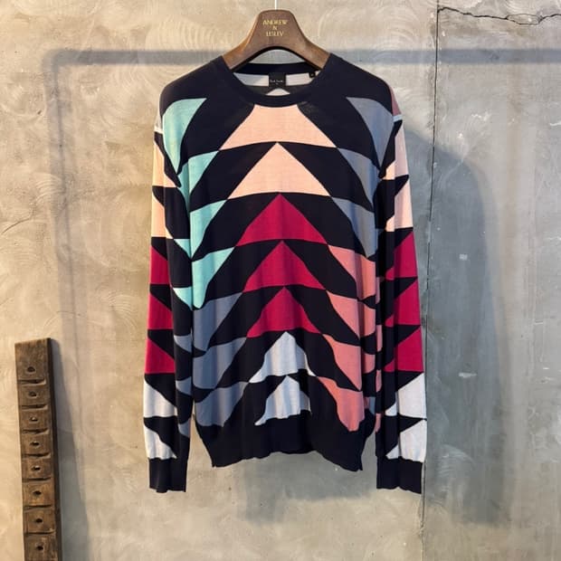 폴스미스 메리노울 니트 100