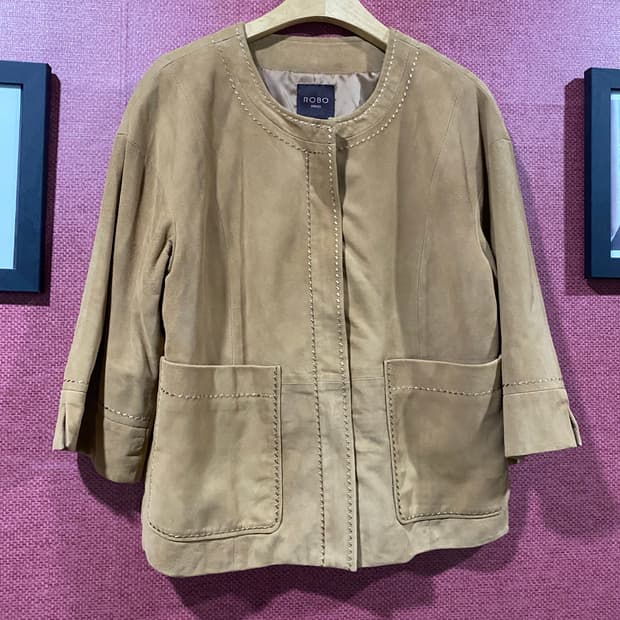 로보 트렌드 스웨이드 자켓 55