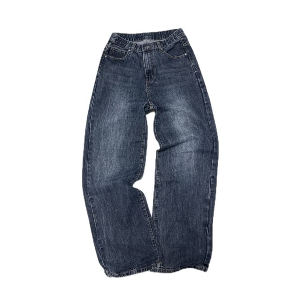 빈티지 워싱 데님 팬츠