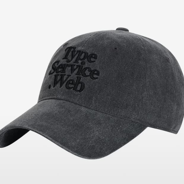 타입서비스 캡모자(다크그레이)