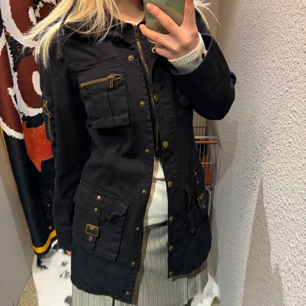 빈티지 디테일 투웨이 자켓