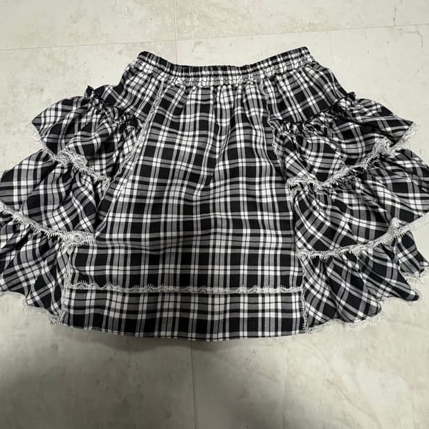 BODYLINE 바디라인 체크스커트 빈티지 펑크,고스로리