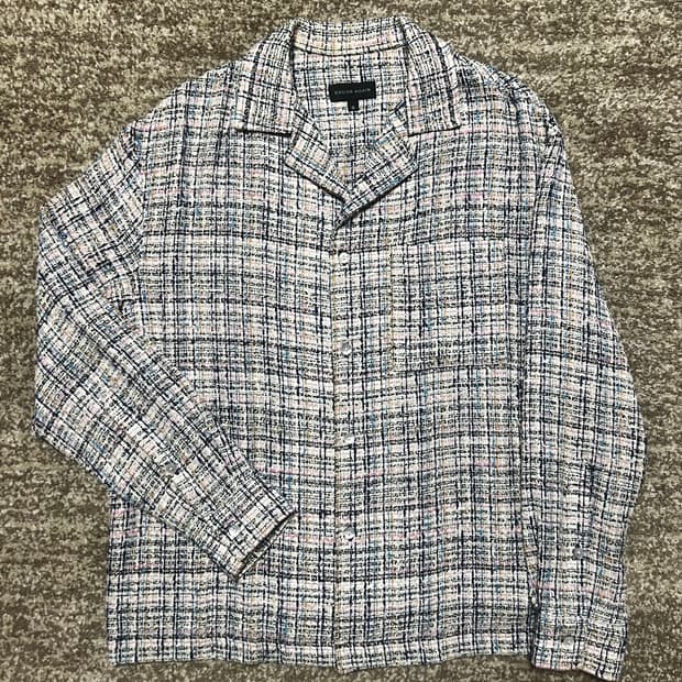 크러쉬어게인 트위드셔츠