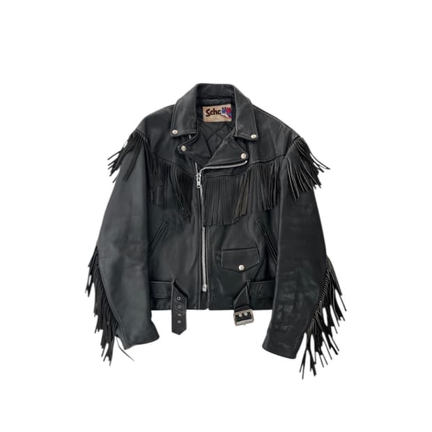 Schott 쇼트 516 프린지 레더자켓